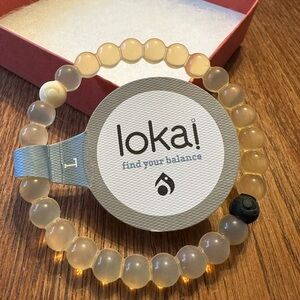 Lokai Bracelet with Translucent and Black Beads